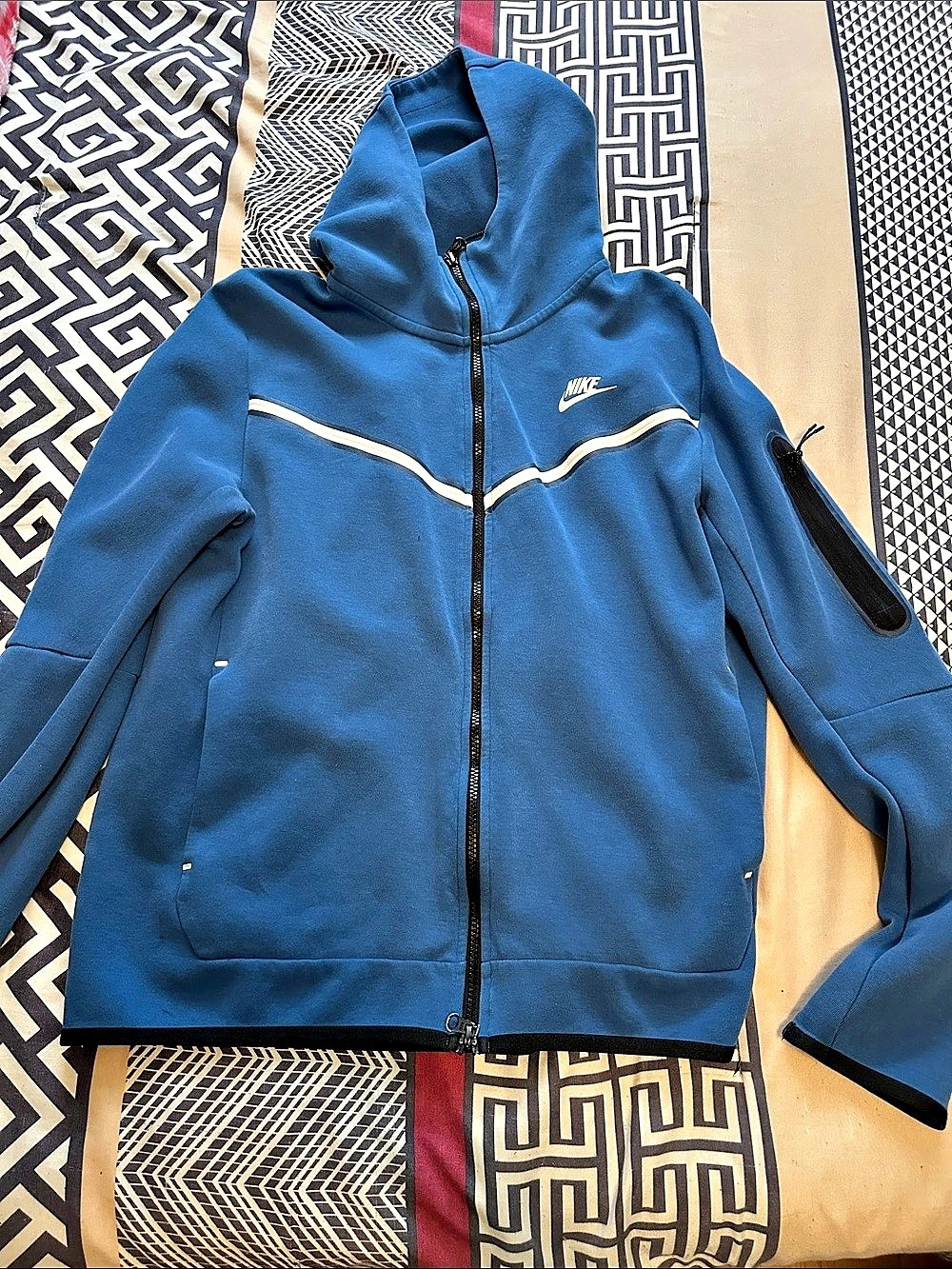 Nike Sportswear Tech Fleece Full-Zip Hoodie Blue